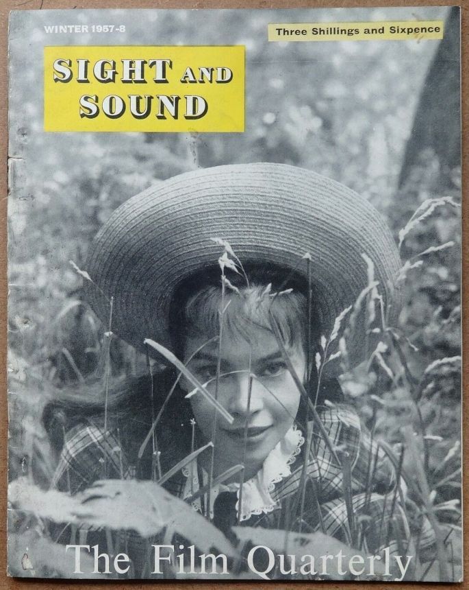 SIGHT AND SOUND (30s-90s) magazine side cover Issue 113 December 1957