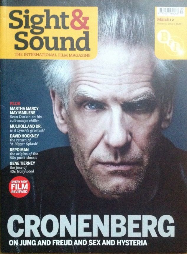 SIGHT AND SOUND magazine side cover Issue 251 March 2012