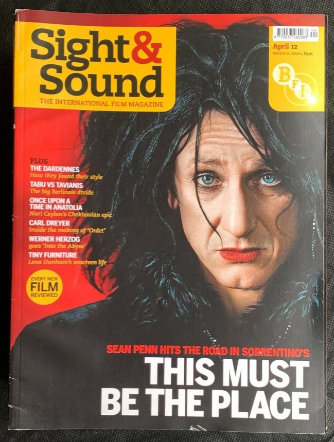 SIGHT AND SOUND magazine side cover Issue 252 April 2012