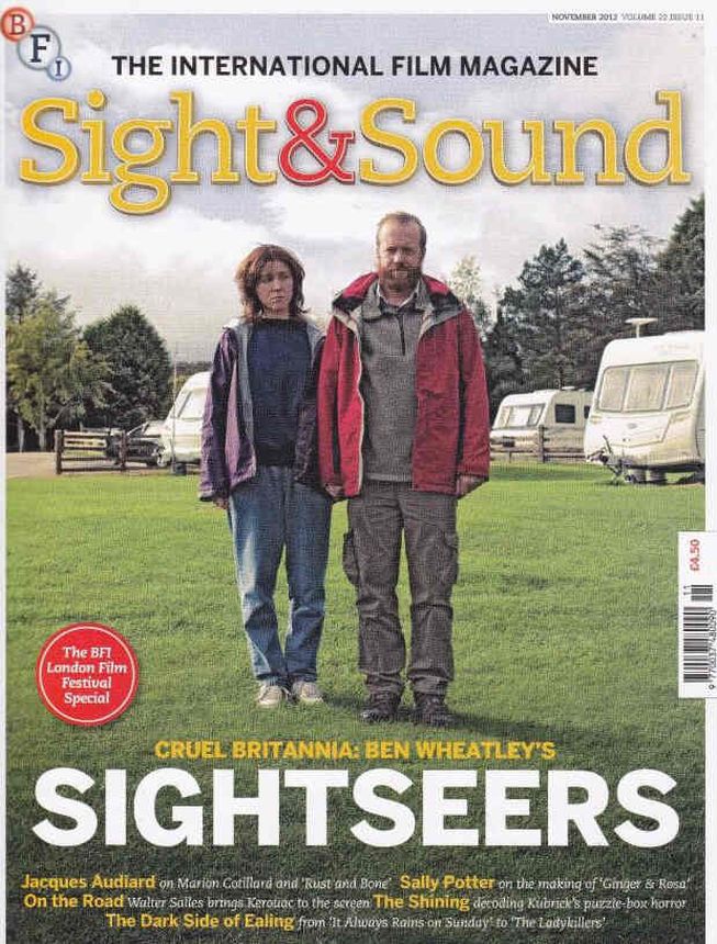 SIGHT AND SOUND magazine side cover Issue 259 November 2012