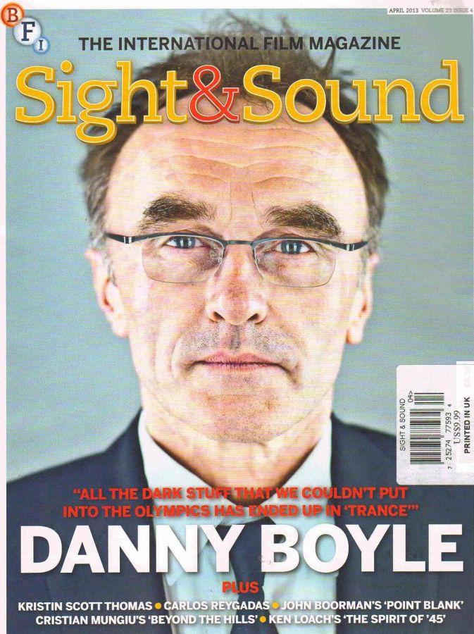 SIGHT AND SOUND magazine side cover Issue 264 April 2013