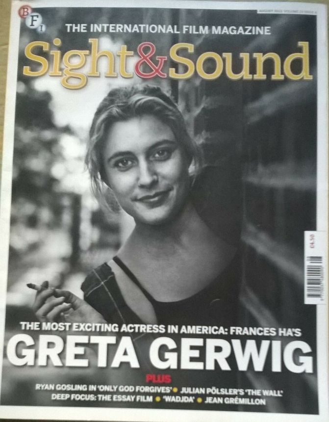 SIGHT AND SOUND magazine side cover Issue 268 August 2013
