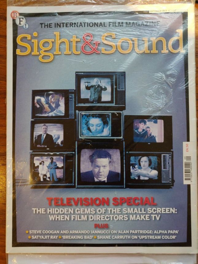 SIGHT AND SOUND magazine side cover Issue 269 September 2013