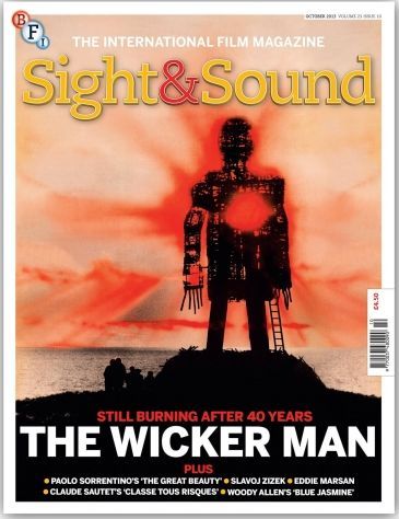 SIGHT AND SOUND magazine side cover Issue 270 October 2013