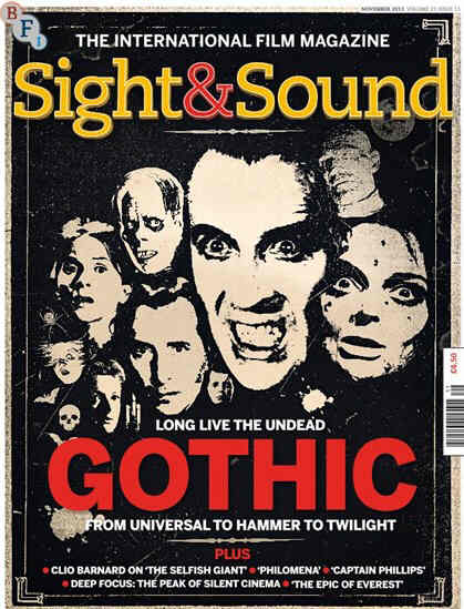 SIGHT AND SOUND magazine side cover Issue 271 November 2013