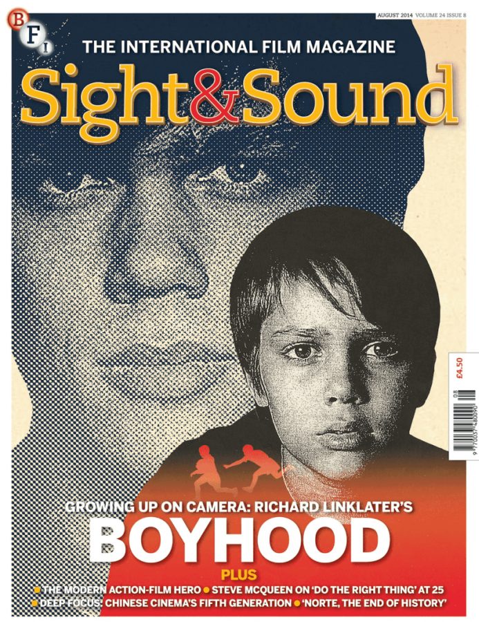 SIGHT AND SOUND magazine side cover August 2014