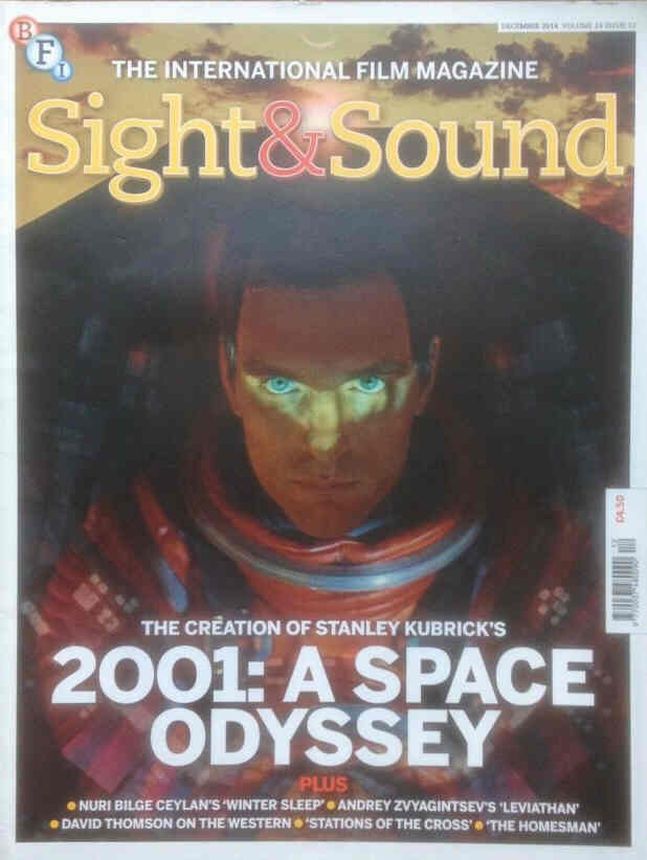 SIGHT AND SOUND magazine side cover December 2014