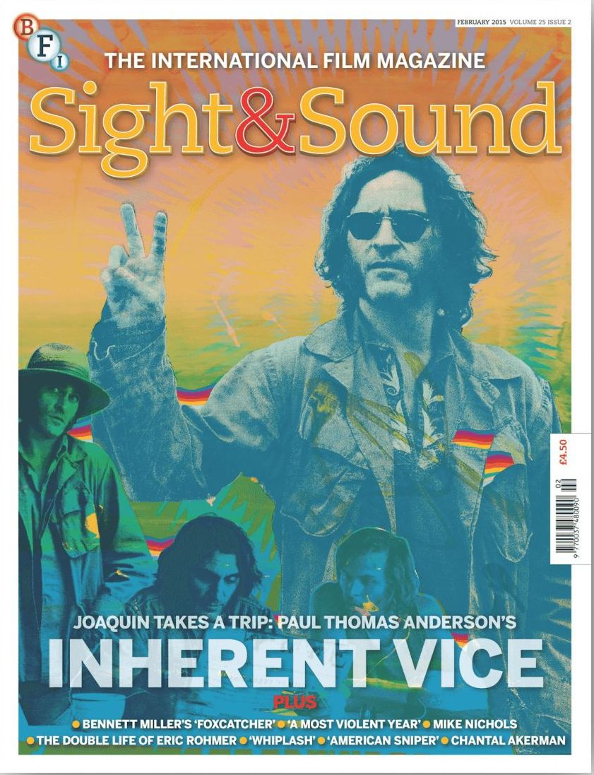 SIGHT AND SOUND magazine side cover February 2015