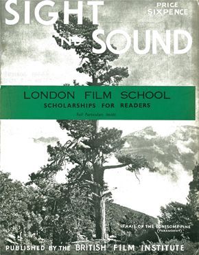 SIGHT AND SOUND (30s-90s) magazine side cover Issue 17 March/April/May 1936