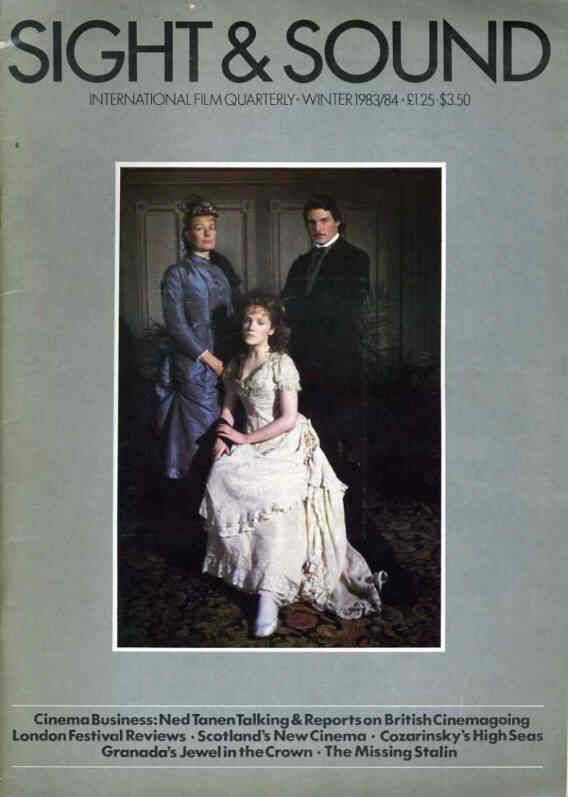 SIGHT AND SOUND (30s-90s) magazine side cover Issue 216 Winter 1983
