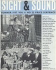 SIGHT AND SOUND (30s-90s) magazine side cover Issue 22 June/July/August 1937