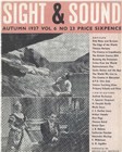 SIGHT AND SOUND (30s-90s) magazine side cover Issue 23 September/October/November 1937