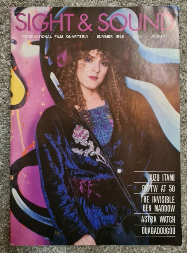 SIGHT AND SOUND (30s-90s) magazine side cover Issue 238 Summer 1989