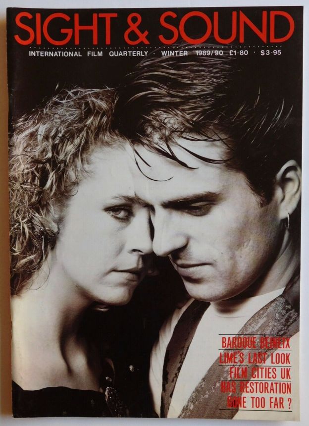 SIGHT AND SOUND (30s-90s) magazine side cover Issue 240 Winter 1989