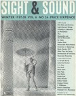 SIGHT AND SOUND (30s-90s) magazine side cover Issue 24 December 1937