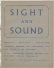 SIGHT AND SOUND (30s-90s) magazine side cover Issue 33 March/April/May 1940
