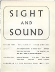 SIGHT AND SOUND (30s-90s) magazine side cover Issue 37 March/April/May 1941