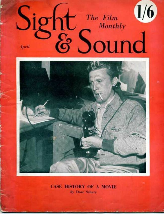 SIGHT AND SOUND (30s-90s) magazine side cover Issue 84 April 1951