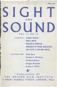 SIGHT AND SOUND (30s-90s) magazine side cover Issue 53 April/May/June 1945