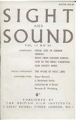 SIGHT AND SOUND (30s-90s) magazine side cover Issue 56 December 1945