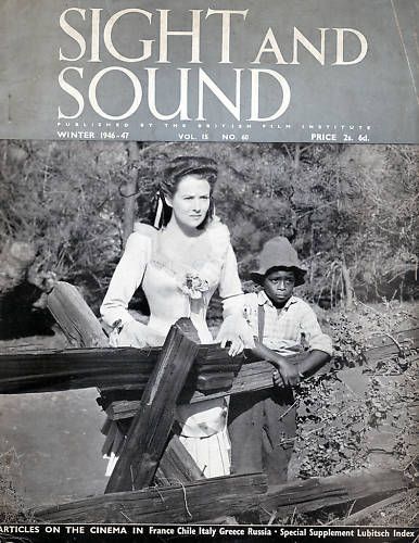 SIGHT AND SOUND (30s-90s) magazine side cover Issue 60 December 1946