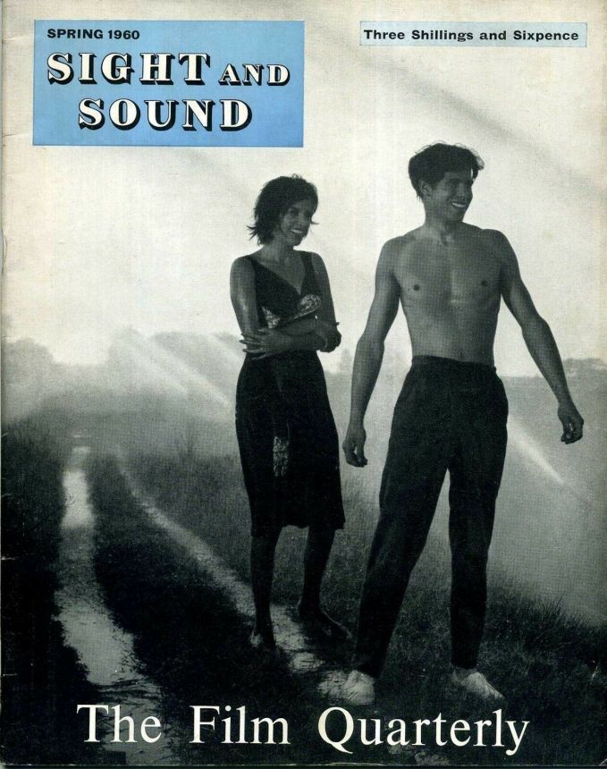 SIGHT AND SOUND (30s-90s) magazine side cover Issue 121 Spring 1960