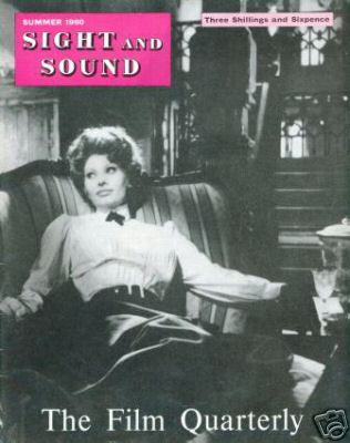 SIGHT AND SOUND (30s-90s) magazine side cover Issue 122 Summer 1960