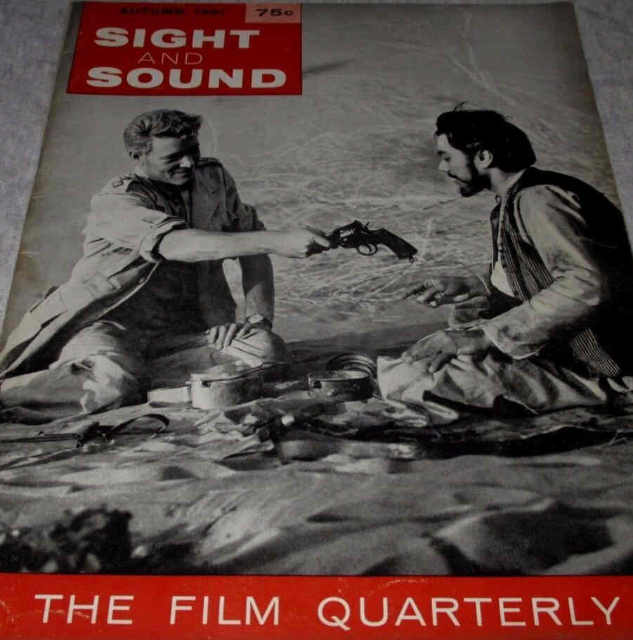 SIGHT AND SOUND (30s-90s) magazine side cover Issue 127 Autumn 1961