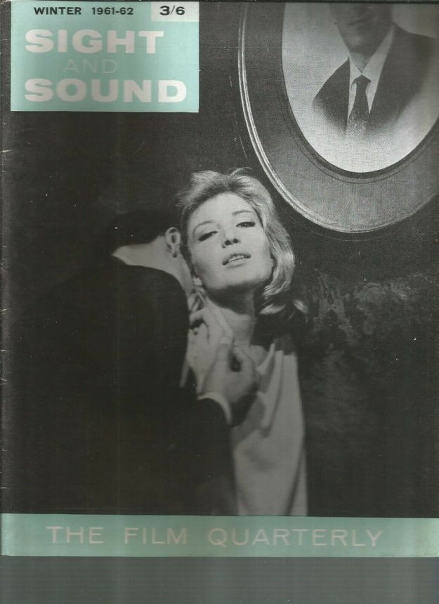 SIGHT AND SOUND (30s-90s) magazine side cover Issue 128 Winter 1961
