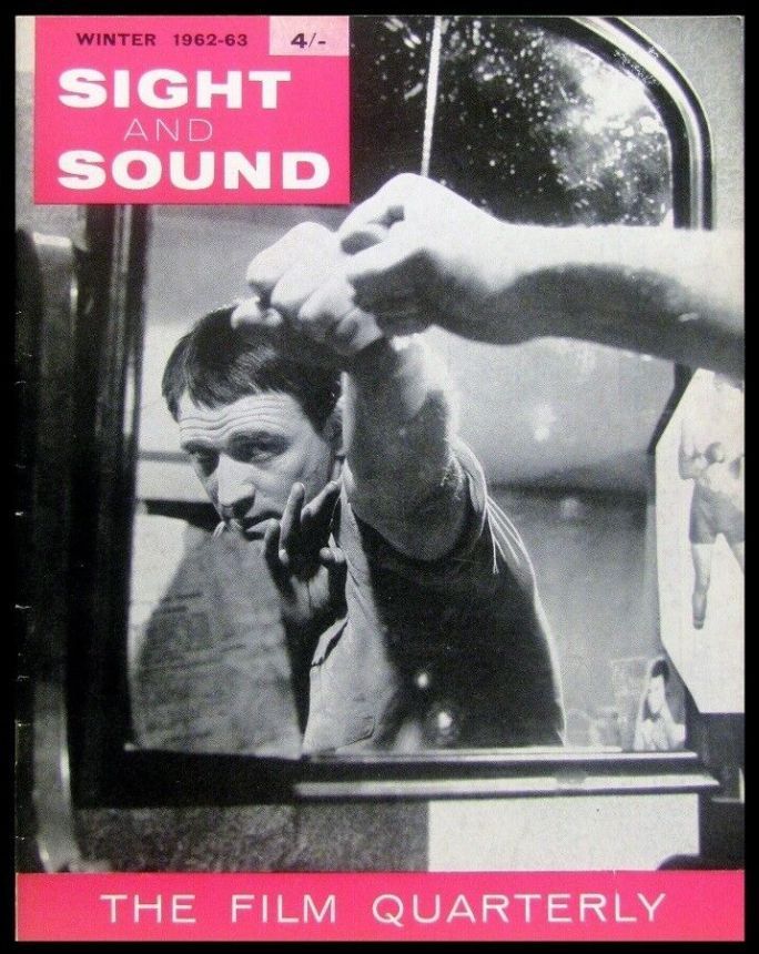 SIGHT AND SOUND (30s-90s) magazine side cover Issue 132 Winter 1962
