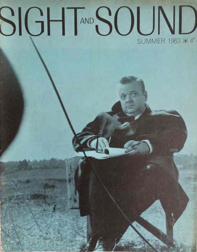 SIGHT AND SOUND (30s-90s) magazine side cover Issue 134 Summer 1963