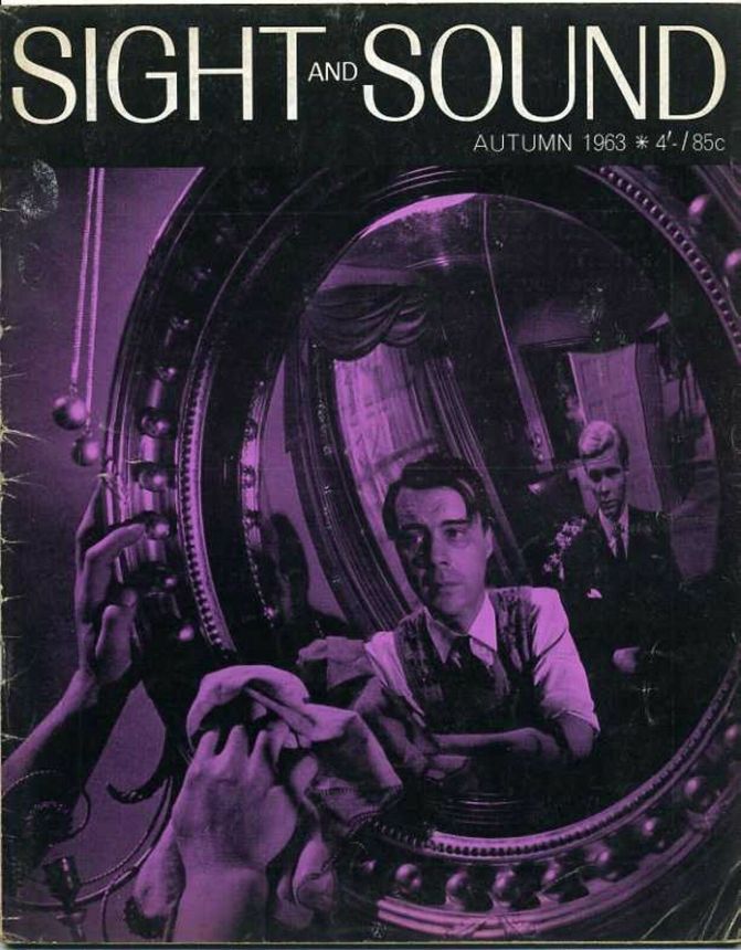 SIGHT AND SOUND (30s-90s) magazine side cover Issue 135 Autumn 1963