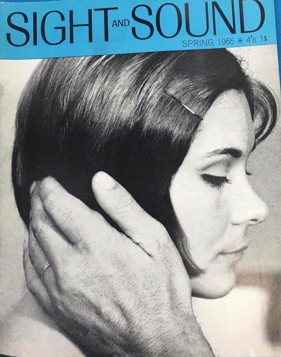 SIGHT AND SOUND (30s-90s) magazine side cover Issue 141 Spring 1965