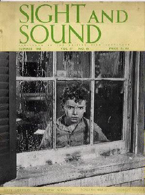 SIGHT AND SOUND (30s-90s) magazine side cover Issue 66 June/July/August 1948