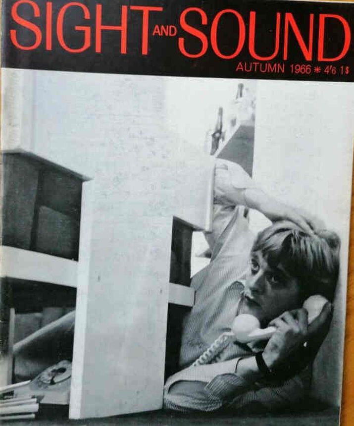 SIGHT AND SOUND (30s-90s) magazine side cover Issue 147 Autumn 1966