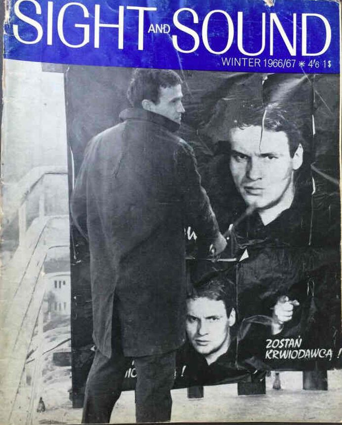SIGHT AND SOUND (30s-90s) magazine side cover Issue 148 Winter 1966