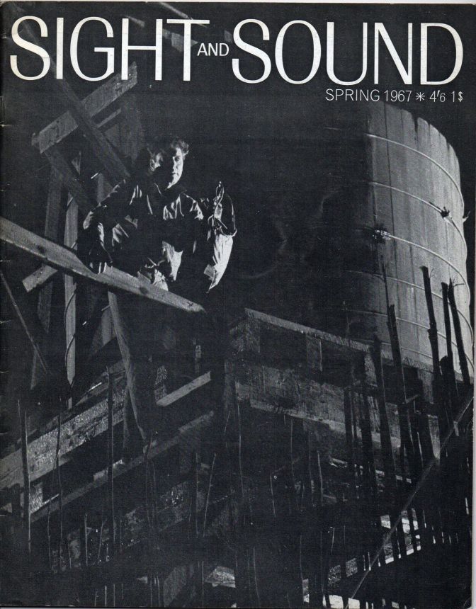 SIGHT AND SOUND (30s-90s) magazine side cover Issue 149 Spring 1967