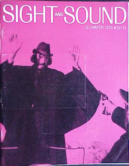 SIGHT AND SOUND (30s-90s) magazine side cover Issue 162 Summer 1970