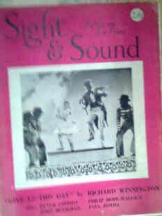 SIGHT AND SOUND (30s-90s) magazine side cover Issue 71 December 1949