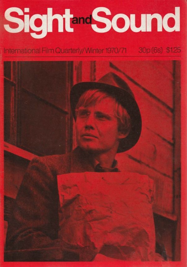 SIGHT AND SOUND (30s-90s) magazine side cover Issue 164 Winter 1970