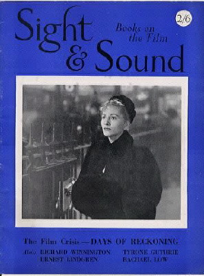 SIGHT AND SOUND (30s-90s) magazine side cover Issue 72 January 1950