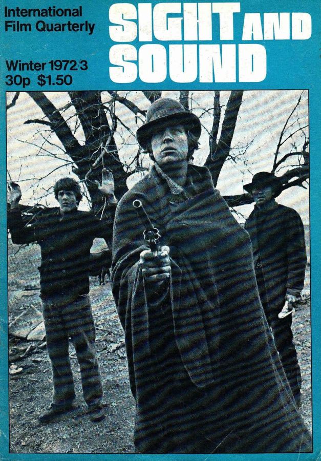 SIGHT AND SOUND (30s-90s) magazine side cover Issue 172 Winter 1972