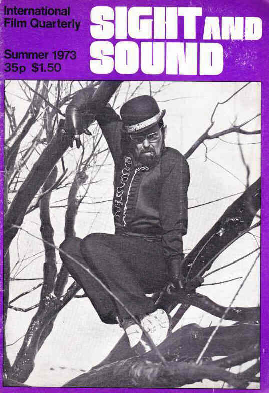 SIGHT AND SOUND (30s-90s) magazine side cover Issue 174 Summer 1973