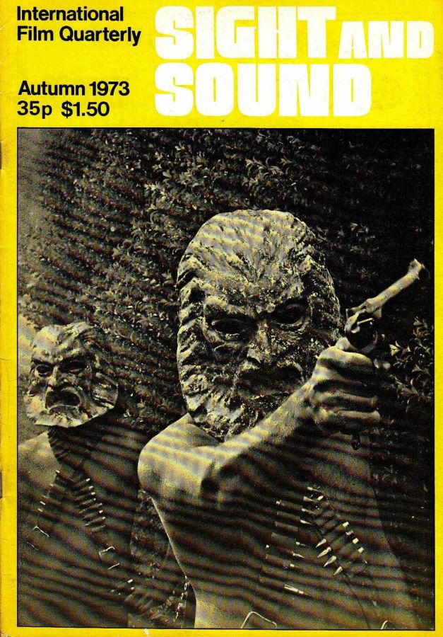 SIGHT AND SOUND (30s-90s) magazine side cover Issue 175 Autumn 1973