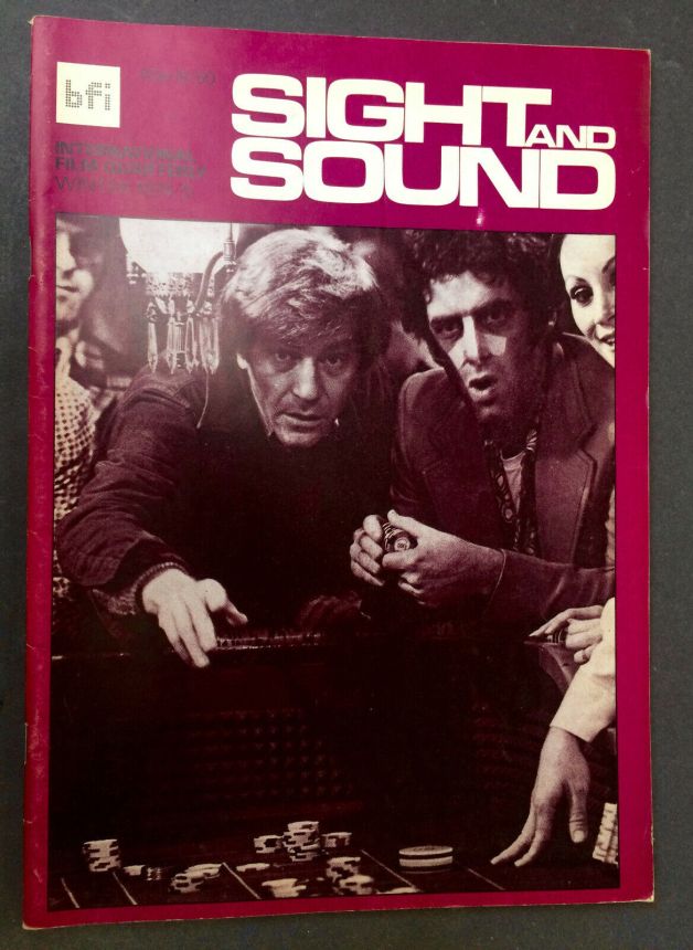 SIGHT AND SOUND (30s-90s) magazine side cover Issue 180 Winter 1974