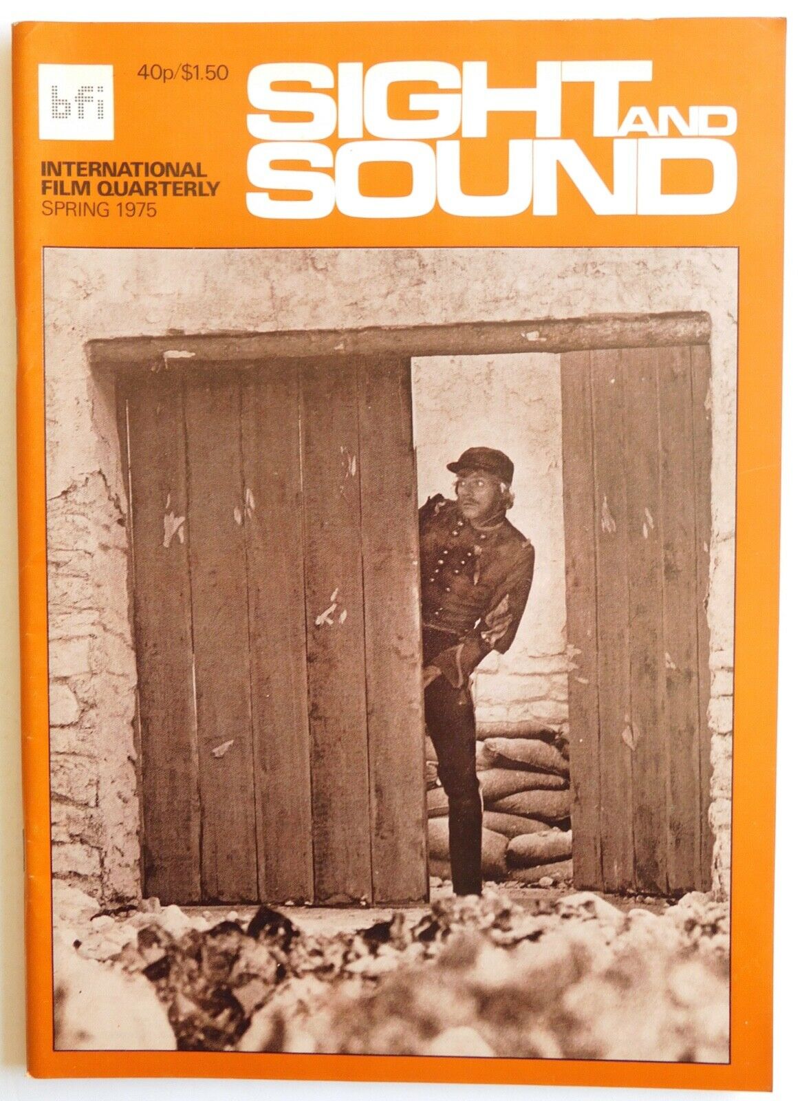 SIGHT AND SOUND (30s-90s) magazine side cover Issue 181 Spring 1975