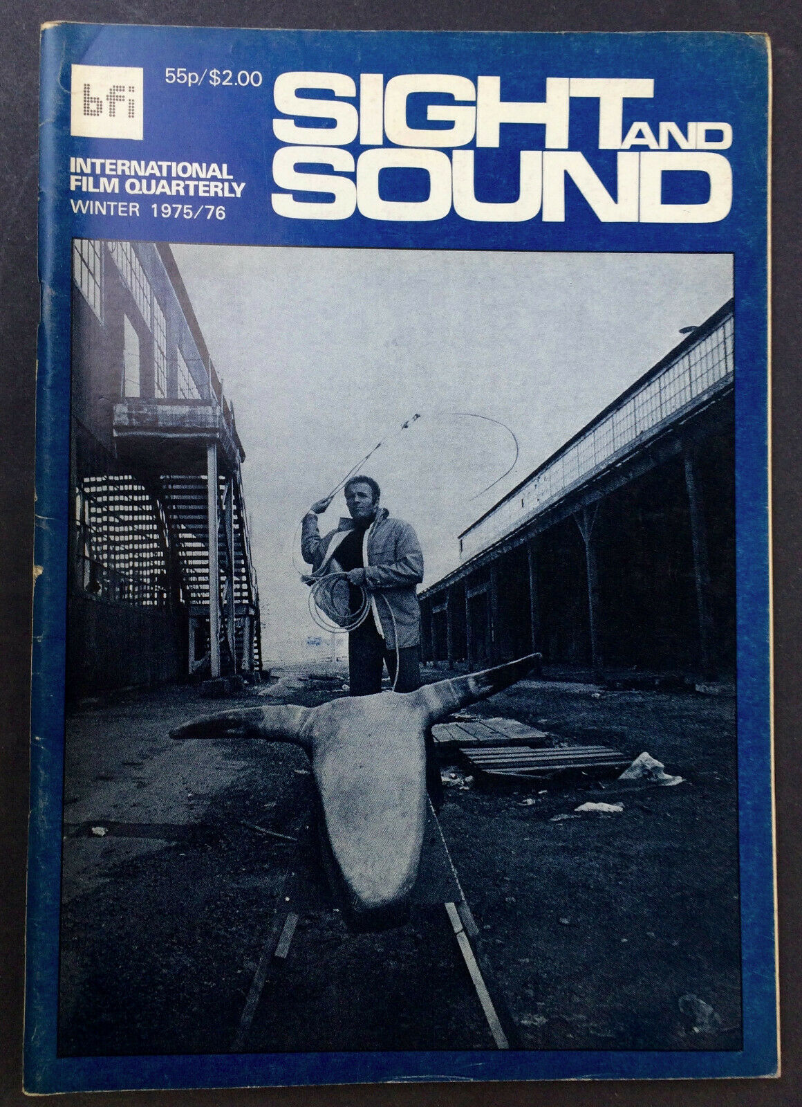 SIGHT AND SOUND (30s-90s) magazine side cover Issue 184 Winter 1975