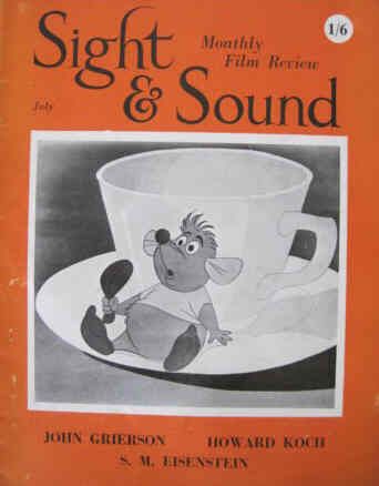 SIGHT AND SOUND (30s-90s) magazine side cover Issue 77 July 1950