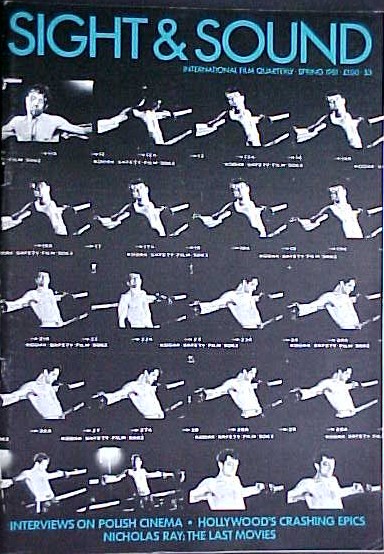 SIGHT AND SOUND (30s-90s) magazine side cover Issue 205 Spring 1981