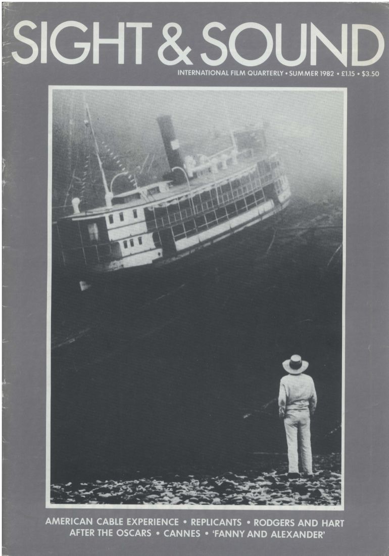 SIGHT AND SOUND (30s-90s) magazine side cover Issue 210 Summer 1982
